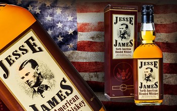 JESSE JAMES WHISKEY 40% 0,7l(hola lahev)