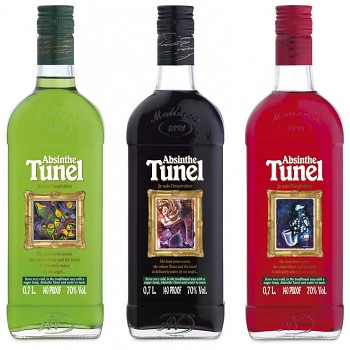 ABSINTH TUNEL GREEN 70% 0,7l(hola lahev)