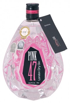 PINK 47 LONDON DRY GIN 47% 0,7l (hola)