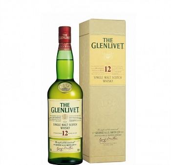GLENLIVET 12Y SINGLE MALT 40%0,7l(karton