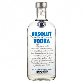 ABSOLUT 40% 1l  (hola lahev)