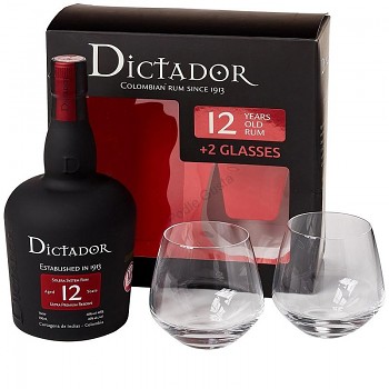 DICTADOR 12Y 2x SKLO 40% 0,7l (karton)