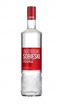 SOBIESKI VODKA 37,5% 1l (hola lahev)