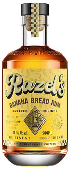 RAZEL'S BANANA BREAD RUM 38,1% 0,5l