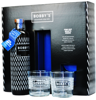 BOBBYS SCHIEDAM GIN +SKLO 42%0,7l(karton