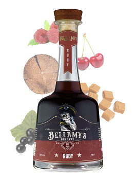 BELLAMYS RUBY PANAMA 8Y 45% 0,7l (holá)