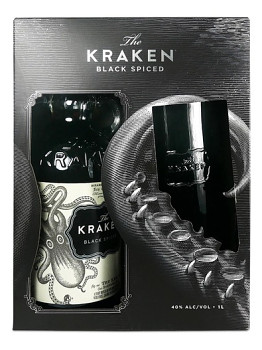 KRAKEN BLACK SPICED + SKLO 40% 1l(karton