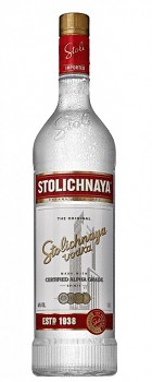 STOLICHNAYA VODKA 40% 1l (hola lahev)