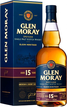 GLEN MORAY 15Y 40% 0,7l (karton)