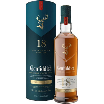 GLENFIDDICH 18Y SMALL 40% 0,7l (tuba)
