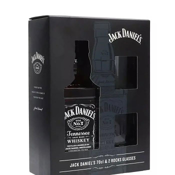 JACK DANIEL'S NO.7 + 2XSKLO 40% 0,7l