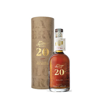 SANTIAGO DE CUBA 20Y 40% 0,7l (tuba) 