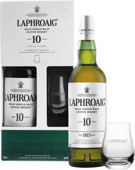 LAPHROAIG 10Y + SKLO 40% 0,7l (karton)