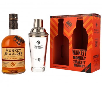 MONKEY SHOULDER + SHAKER 40% 0,7l