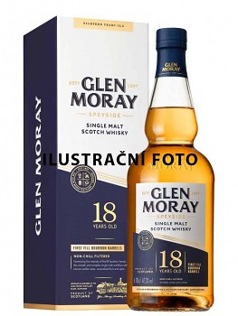 GLEN MORAY 18Y 47,2% 0,7l (karton) GLEN MORAY 18Y 47,2% 0,7l (karton)