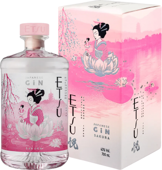 ETSU JAPANESE SAKURA GIN  43% 0,7l(kart