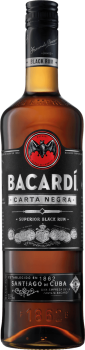 BACARDI CARTA NEGRA 37,5%1l(hola lahev)